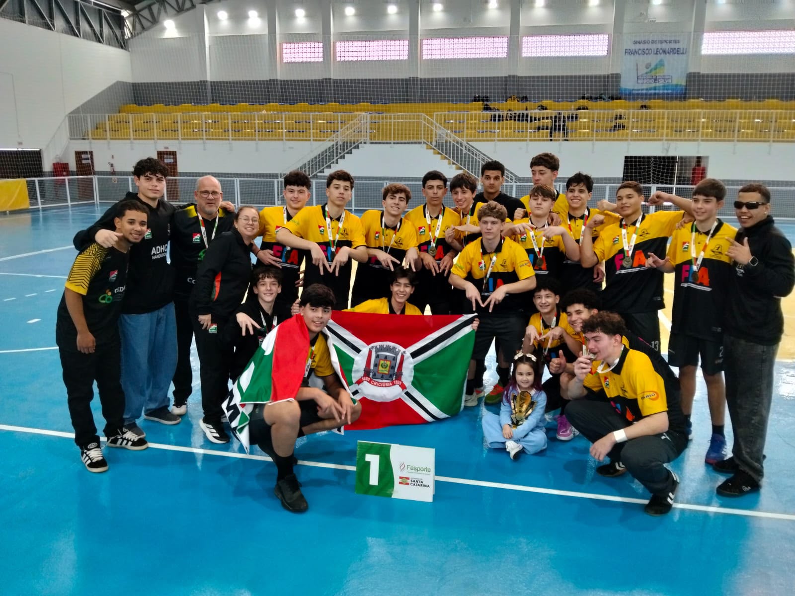 Criciúma conquista medalhas na Olimpíada Estudantil Catarinense em Araranguá