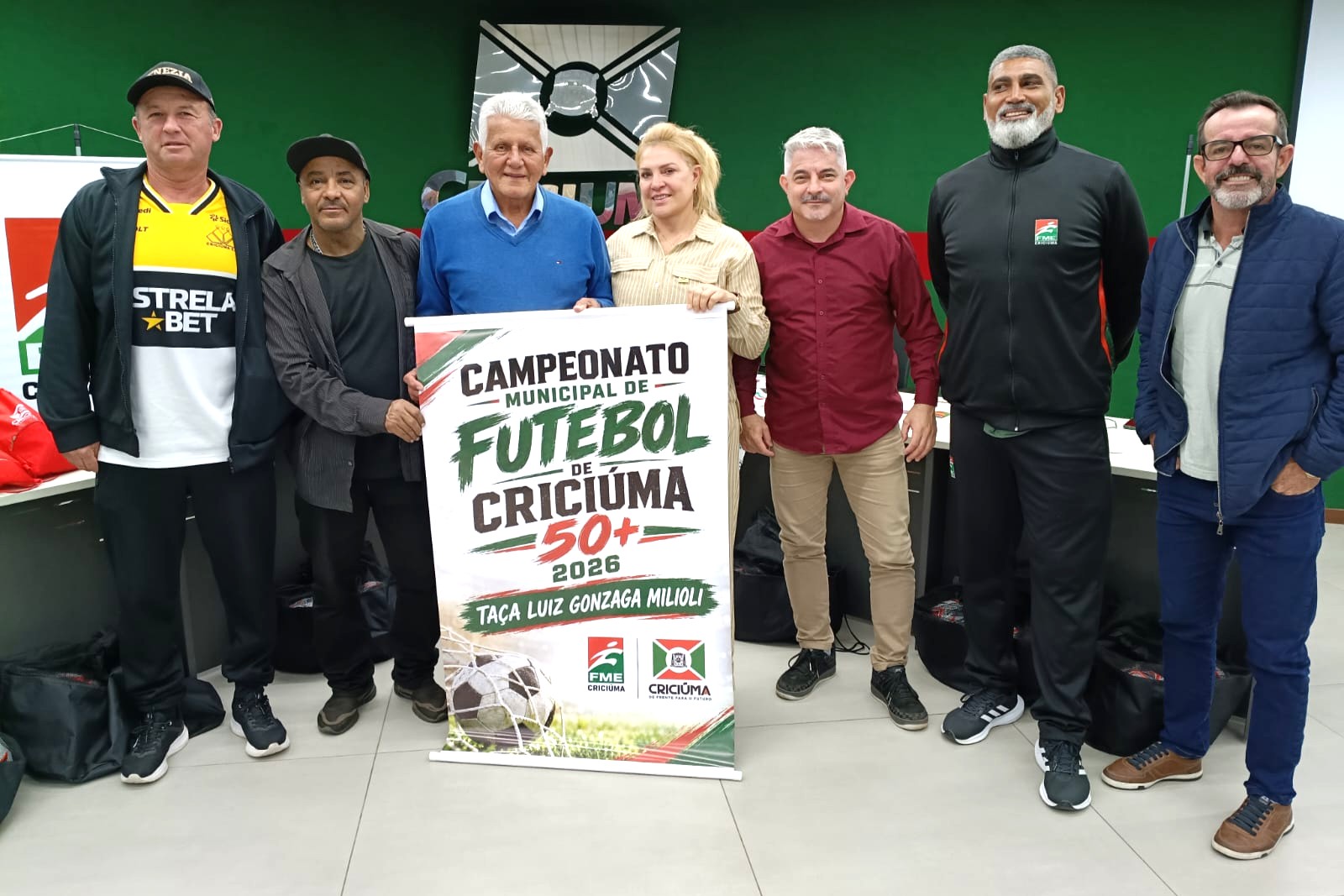 Criciúma Lança Campeonato Municipal de Futebol 50+ em Homenagem a Luiz Gonzaga Milioli