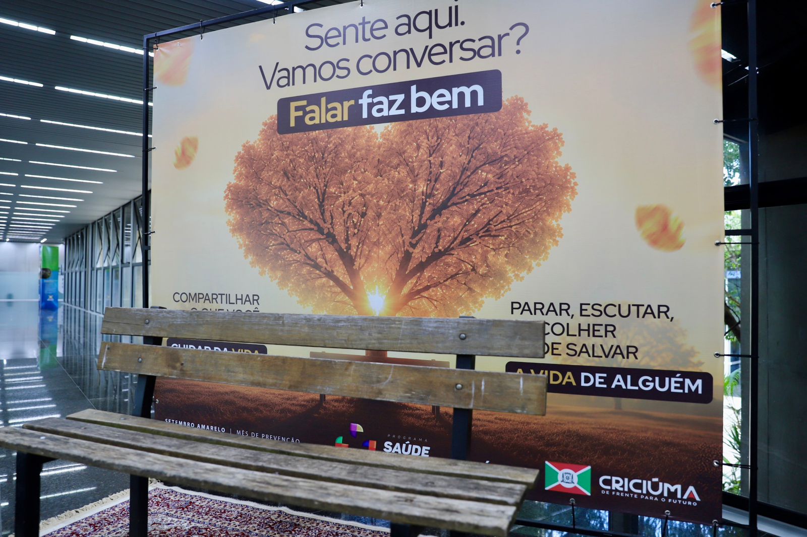 Criciúma inicia campanha Setembro Amarelo com foco na saúde mental da população