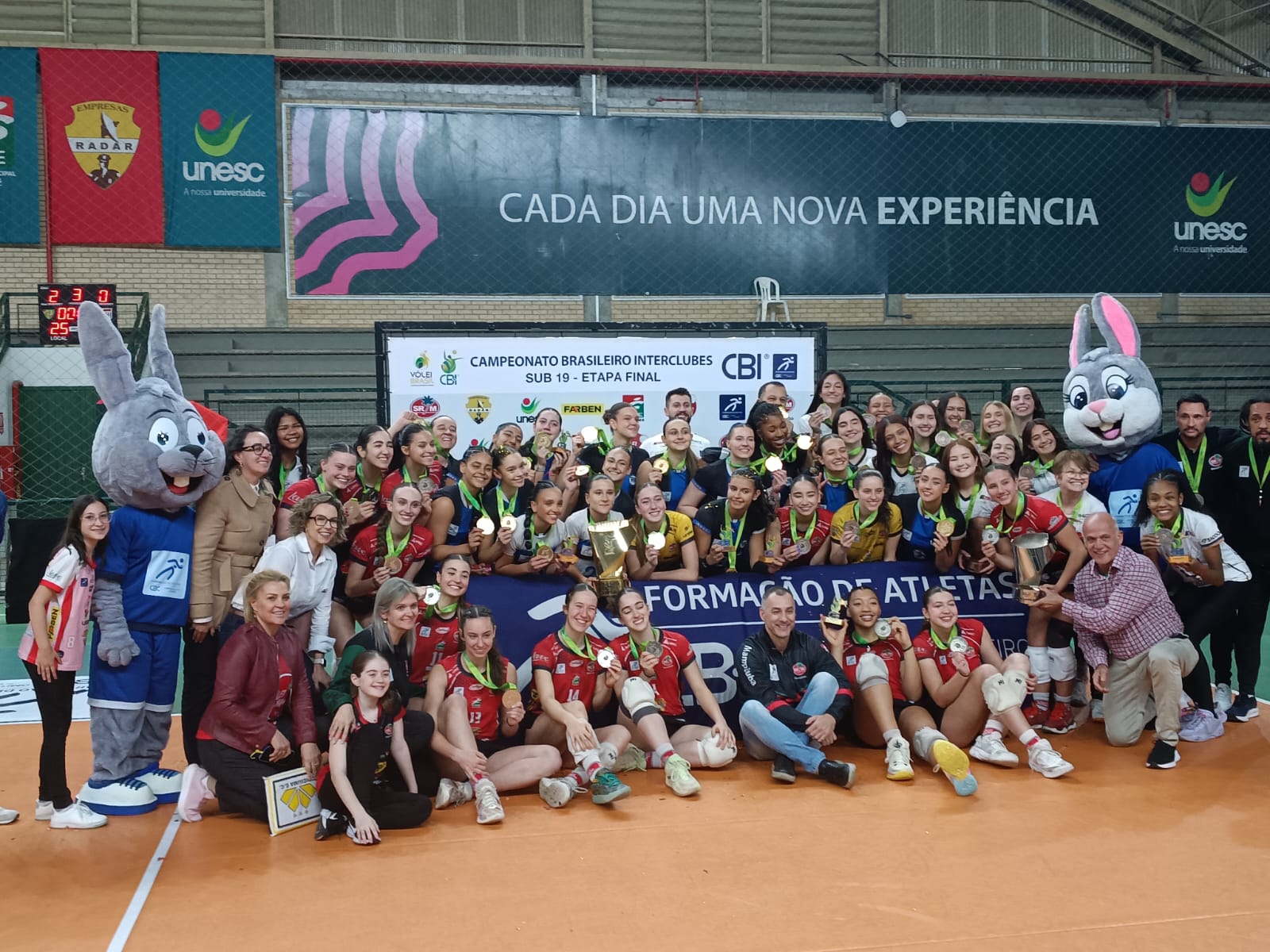 Criciúma conquista vice-campeonato no CBI Sub-19 de Vôlei Feminino
