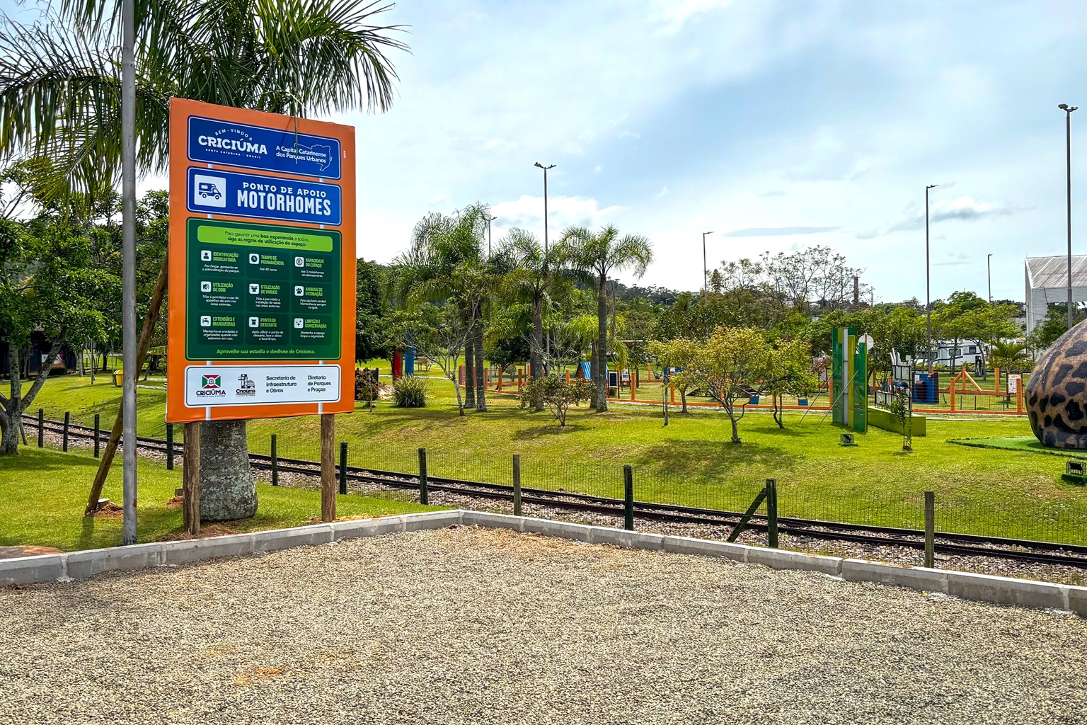 Criciúma Inaugura Espaço para Motorhomes no Parque das Nações