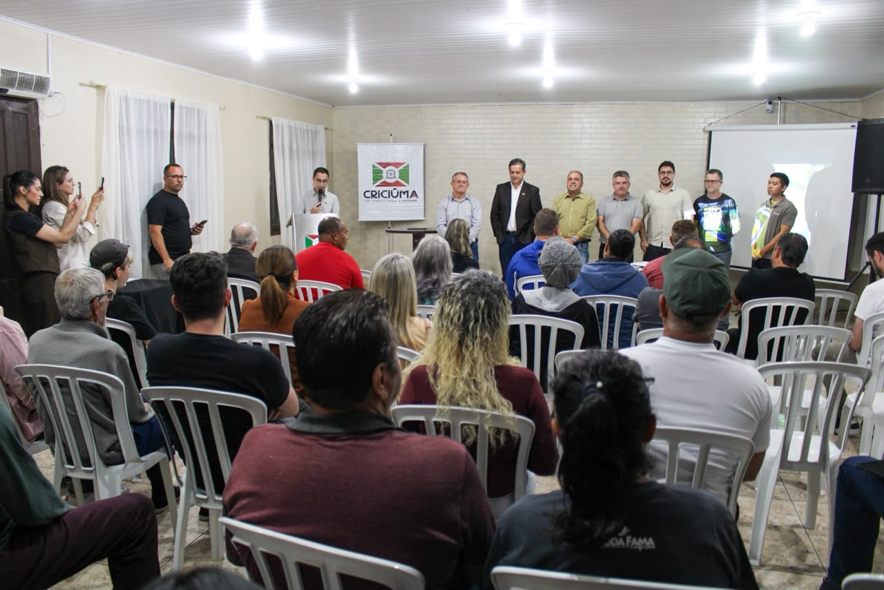 Criciúma inicia construção de quadra poliesportiva no Jardim Montevidéu com investimento significativo