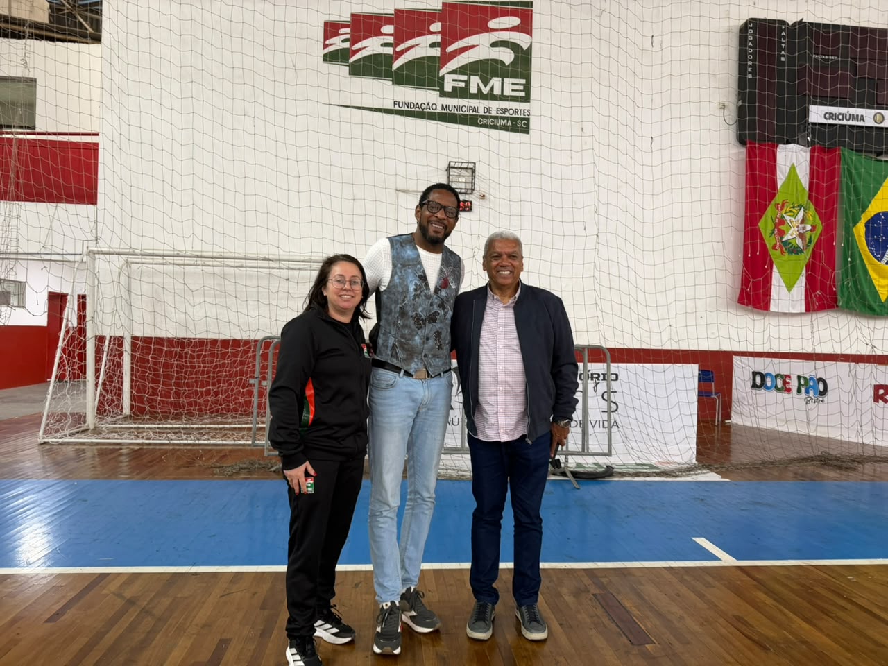 Javier Sotomayor visita Criciúma e elogia a beleza da cidade